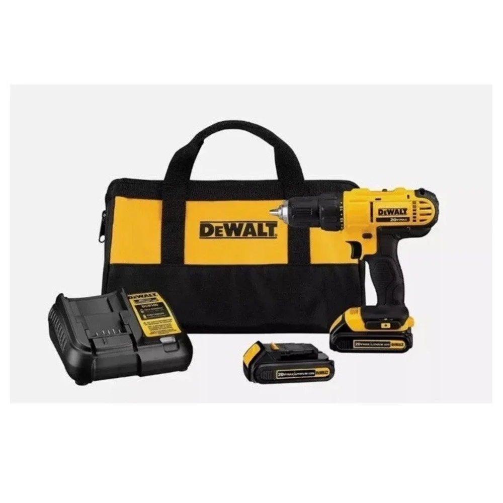 DEWALT DCD771C2 20V MAX Li-Ion 1/2 in. Cordless Drill/Driver Kit (1.3 Ah) Open B